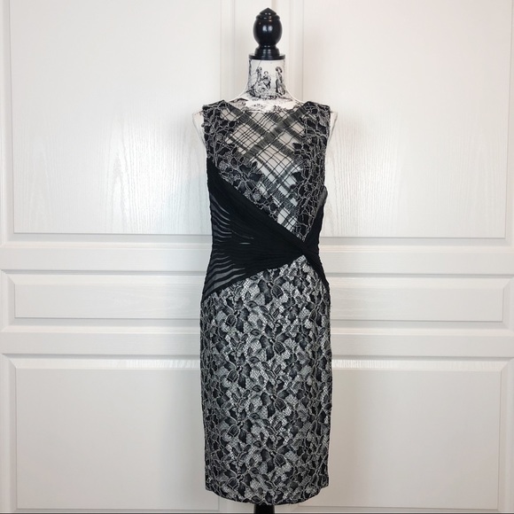 TADASHI SHOJI EMBROIDERED AND PLEATED TULLE DRESS - Picture 2 of 6